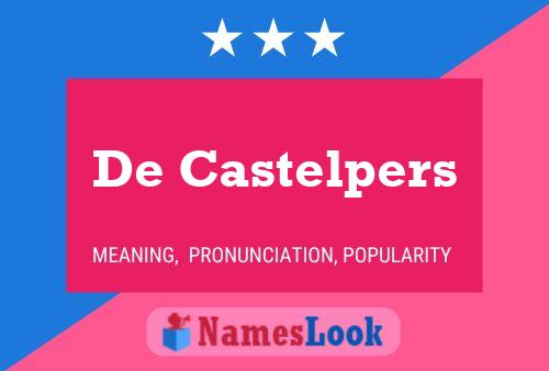 De Castelpers Naam Poster