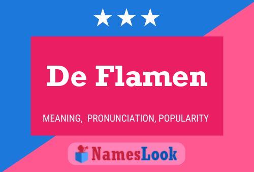 De Flamen Naam Poster