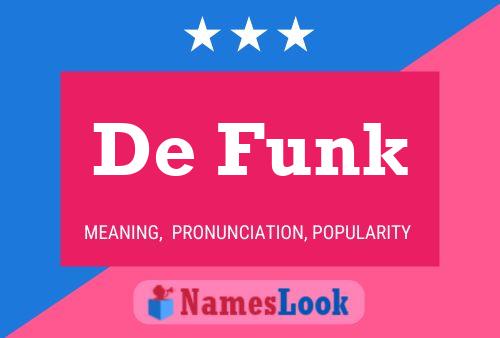 De Funk Naam Poster