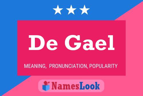 De Gael Naam Poster