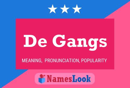 De Gangs Naam Poster