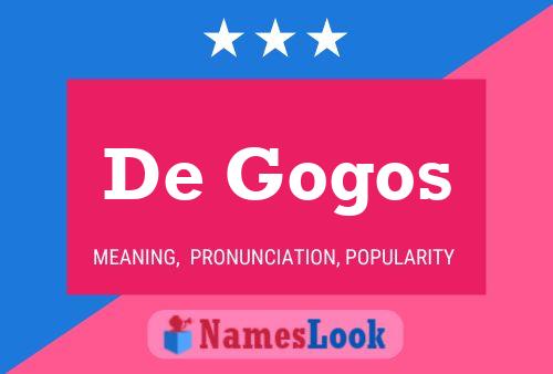 De Gogos Naam Poster