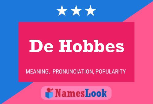 De Hobbes Naam Poster