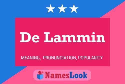 De Lammin Naam Poster