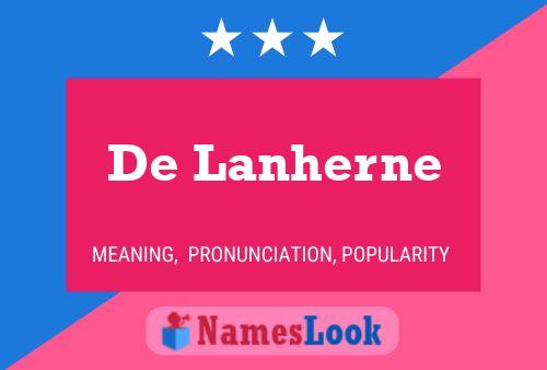 De Lanherne Naam Poster