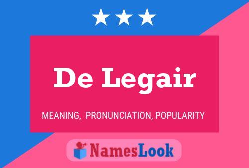 De Legair Naam Poster