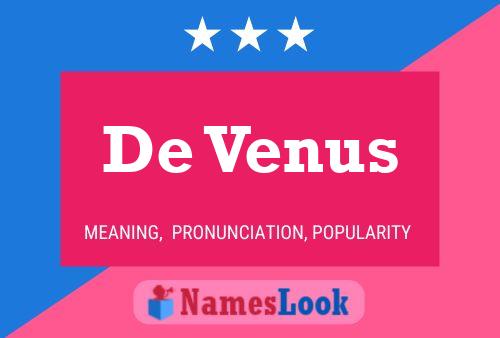 De Venus Naam Poster