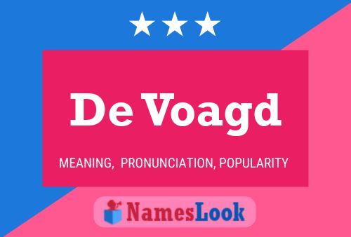 De Voagd Naam Poster