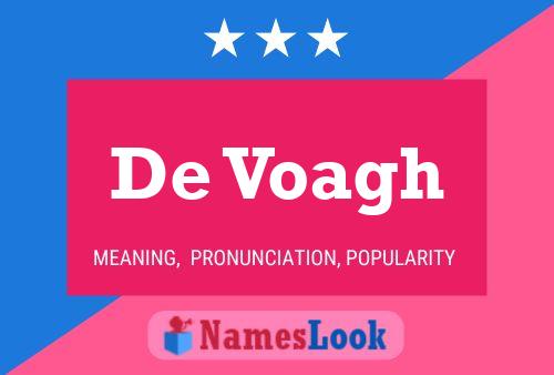 De Voagh Naam Poster