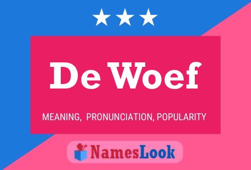 De Woef Naam Poster