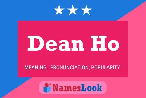 Dean Ho Naam Poster