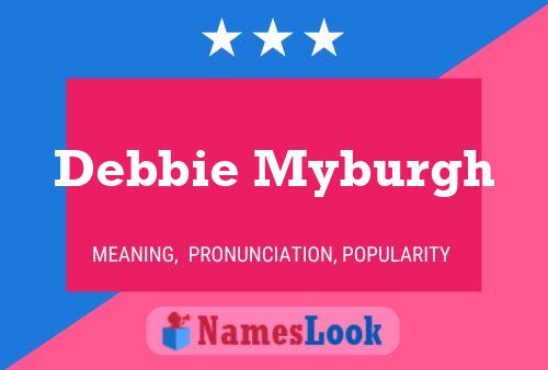 Debbie Myburgh Naam Poster