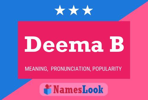 Deema B Naam Poster