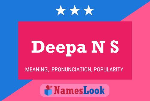 Deepa N S Naam Poster