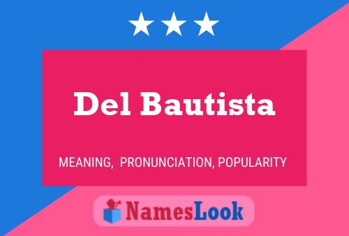 Del Bautista Naam Poster