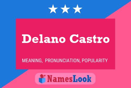 Delano Castro Naam Poster