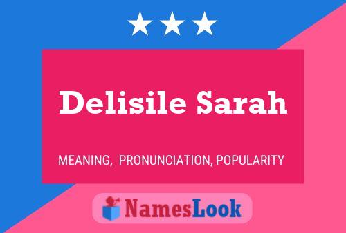 Delisile Sarah Naam Poster