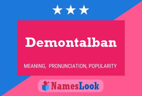 Demontalban Naam Poster