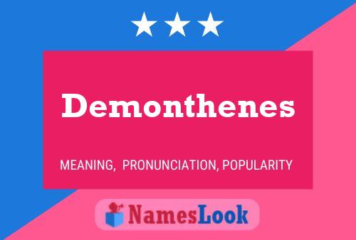 Demonthenes Naam Poster