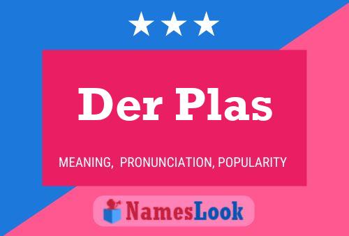 Der Plas Naam Poster