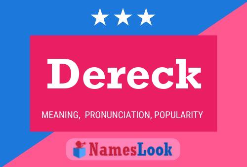 Dereck Naam Poster