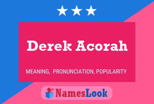 Derek Acorah Naam Poster