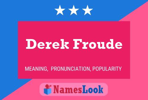 Derek Froude Naam Poster