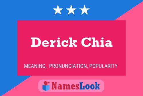 Derick Chia Naam Poster