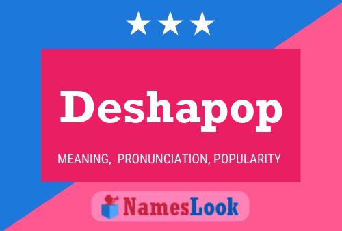 Deshapop Naam Poster