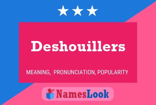 Deshouillers Naam Poster