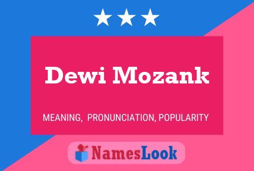 Dewi Mozank Naam Poster