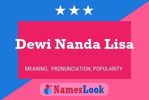 Dewi Nanda Lisa Naam Poster