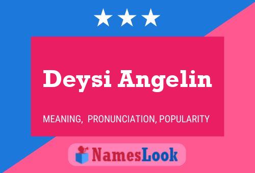 Deysi Angelin Naam Poster