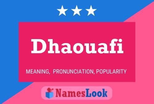 Dhaouafi Naam Poster