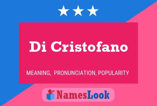 Di Cristofano Naam Poster