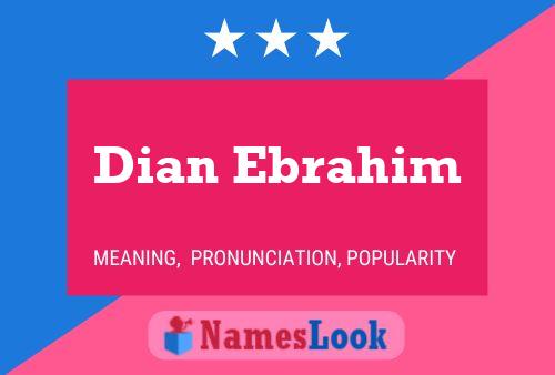 Dian Ebrahim Naam Poster