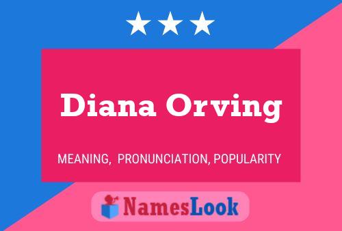 Diana Orving Naam Poster