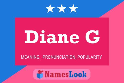 Diane G Naam Poster