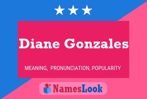 Diane Gonzales Naam Poster