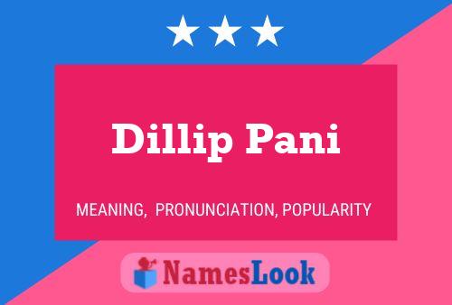 Dillip Pani Naam Poster