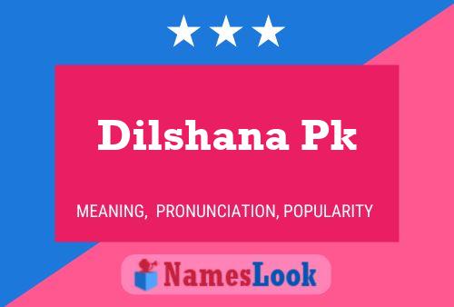 Dilshana Pk Naam Poster