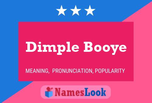 Dimple Booye Naam Poster