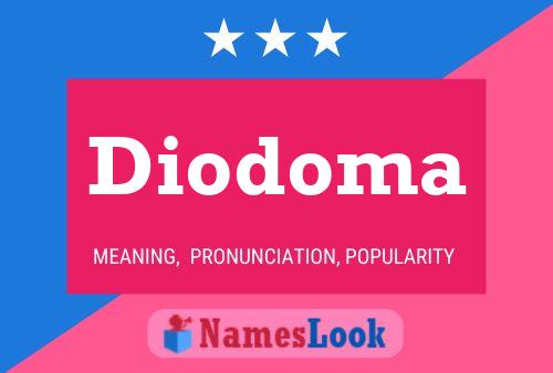 Diodoma Naam Poster