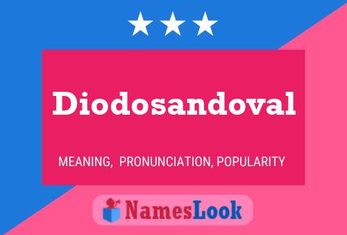 Diodosandoval Naam Poster