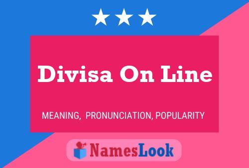 Divisa On Line Naam Poster