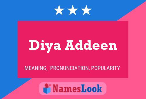 Diya Addeen Naam Poster