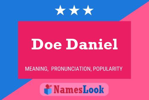 Doe Daniel Naam Poster