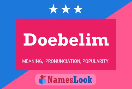 Doebelim Naam Poster