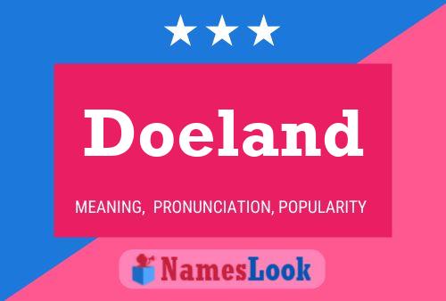 Doeland Naam Poster