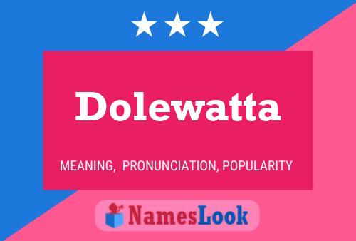 Dolewatta Naam Poster